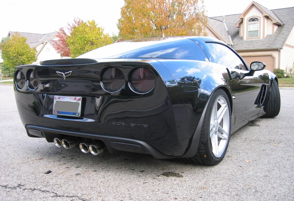 Precut Vinyl Tint Cover for 2005-2013 Chevrolet Corvette C6 Taillights (20% Dark Smoke)