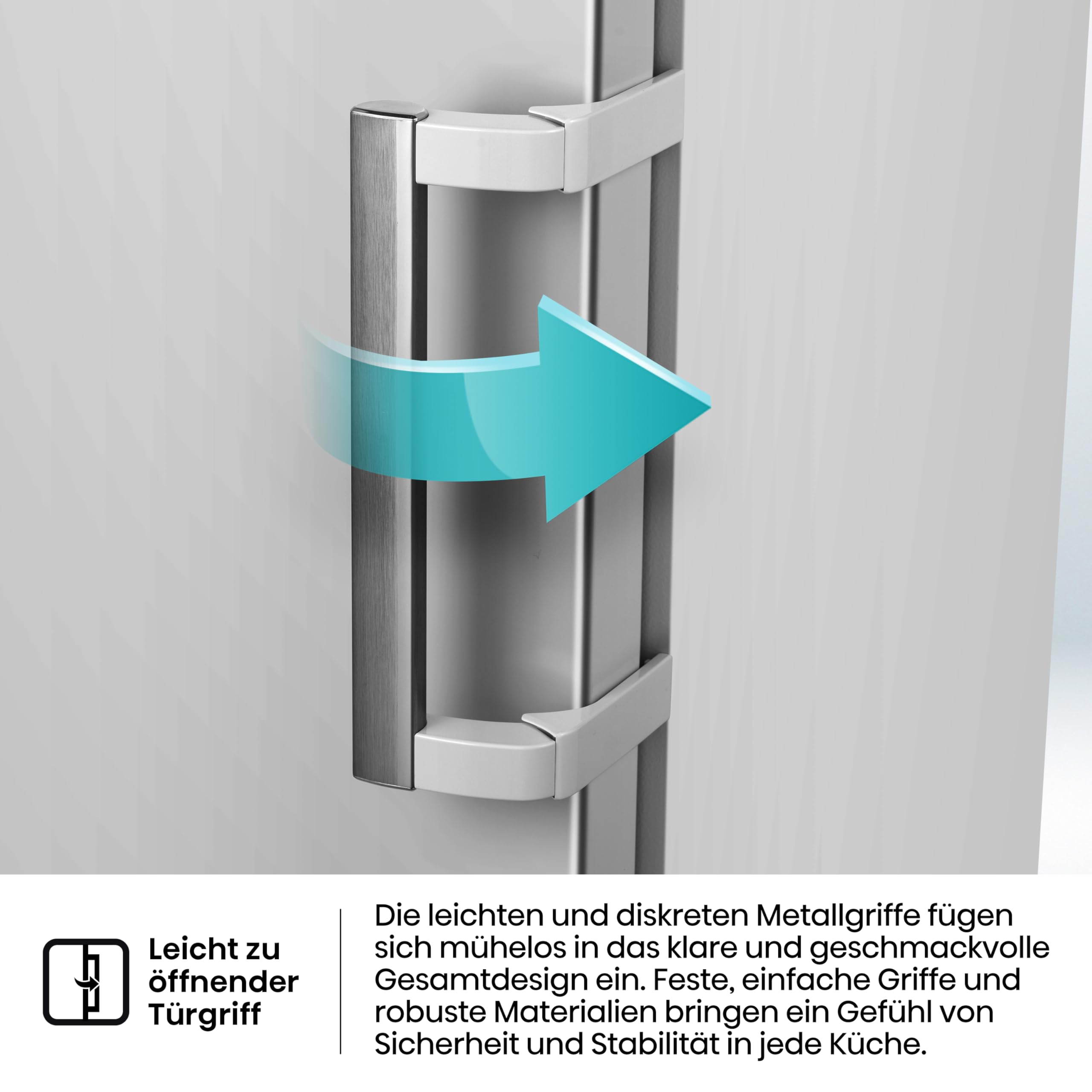 Hisense RL3N319NEIC Kühlschrank/ 172cm hoch/ 322 Liter/Inverter Kompressor/Flaschenhalter/Easy-open Griff/Superkühlen/Multi AirFlow/BxHxT: 59,5×172×60cm/ Silber [Energieklasse C]