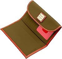 Vista 3 de Dooney & Bourke Billetera, cartera de embrague continental de grano de guijarros, Verde -Oliva