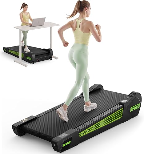 FYC Caminadora plegable ultra silenciosa de 2.5 HP con 5% de inclinación, capacidad de 300 libras, control de aplicación, absorción de impactos de