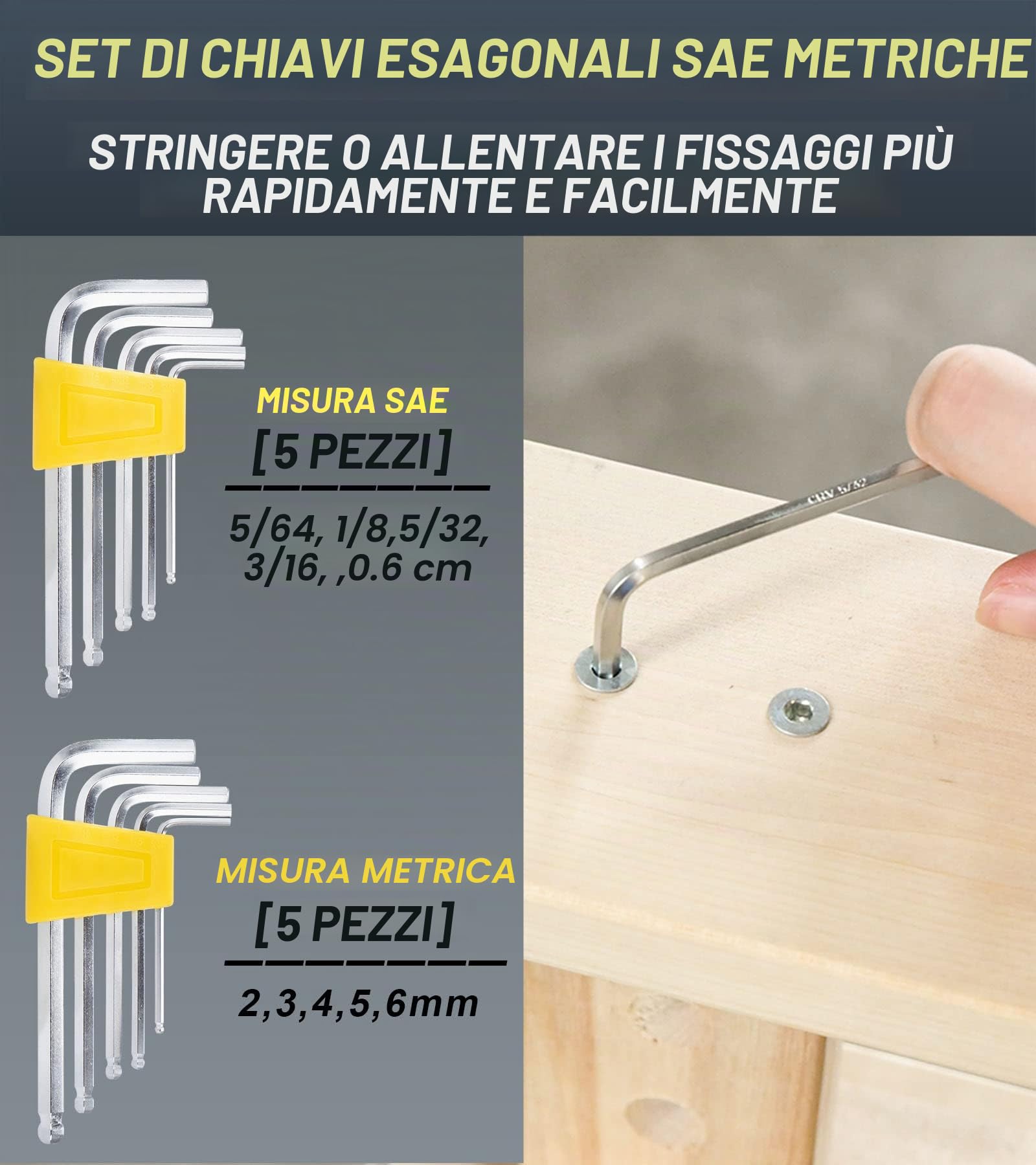 DOWELL Set di cacciaviti magnetici Slotted/Phillips/Torx 108-Piece Stubby Cacciavite Mini Precisione Cacciavite Bits Set di chiavi esagonali Magnetizer Tool Kit per Riparazione Craft