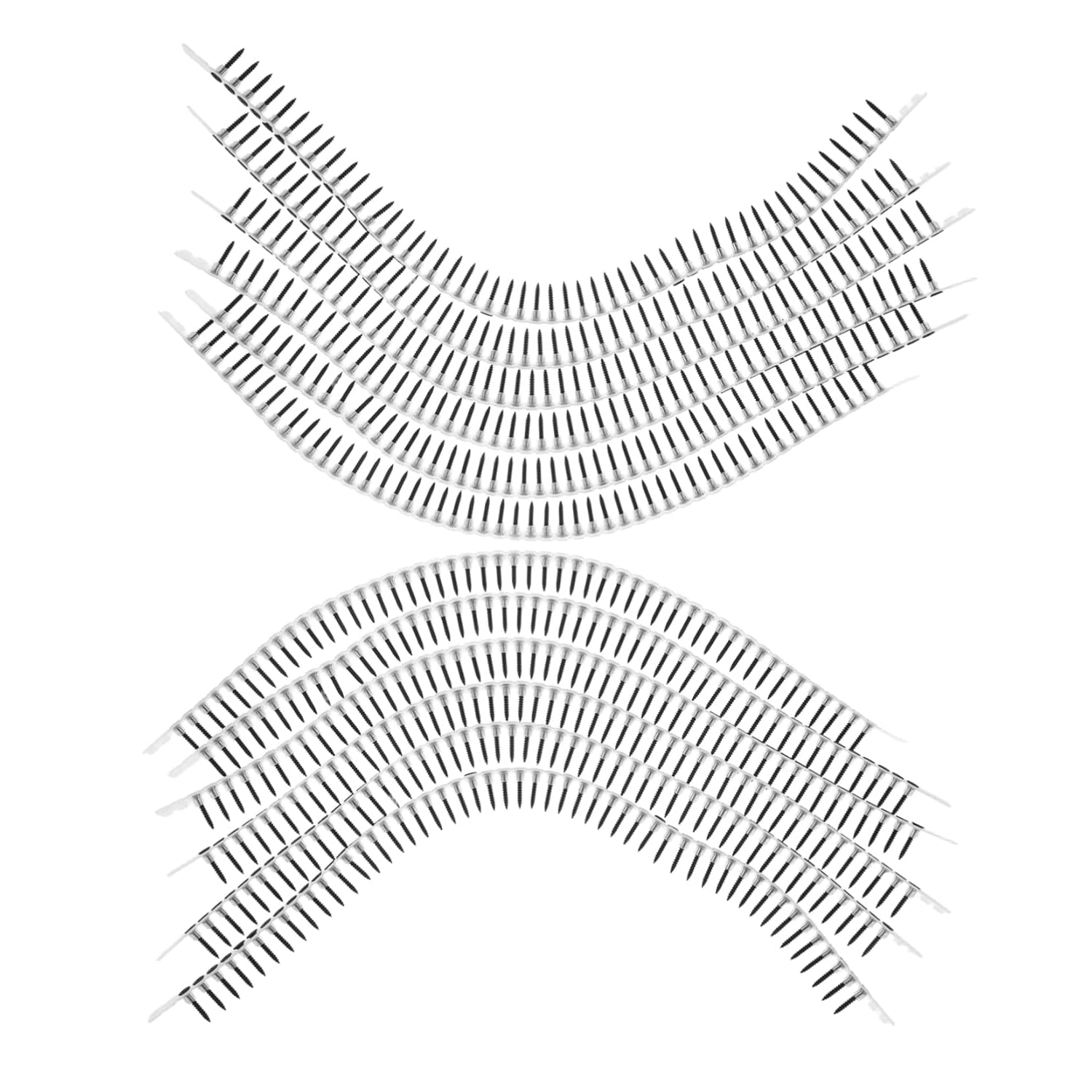 1000pcs Heavy Duty Anchors and Screws for Drywall Includes Self Tapping Screws Plastic Anchors for Picture Hanging and Furniture Mounting