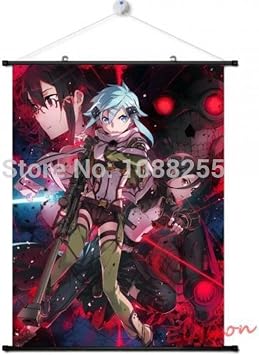BestWeeks Sword Art Online Sao Gun Gale Online Ggo Sinon Wall Scroll Poster