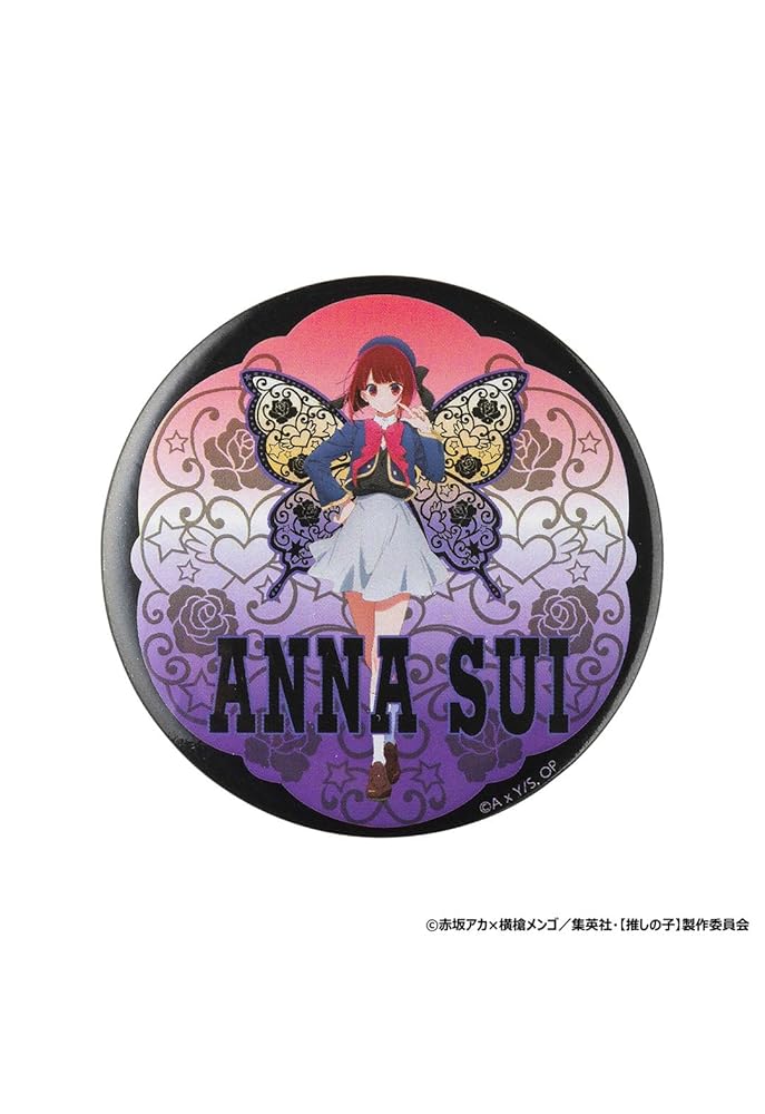 推しの子　ANNA SUI 限定品　缶バッジ　有馬かな　バッグ購入特典 推しの子】×ANNA SUI 推し活トートバッグ(トレカケース / 缶
