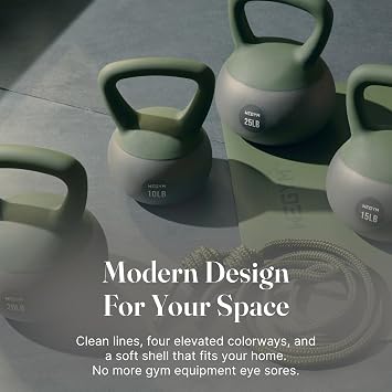 WeGym Soft Kettlebells with Cushioned Impact-Resistant Base and Anti-Slip, Wide-Grip Handle for Home Workouts, Weightlifting, Body Strength Training