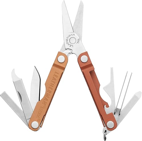 Miniatura 15 de LEATHERMAN, Micra, Llavero multiherramienta con herramientas de aseo, Mini navaja de bolsillo para uso diario (EDC), Pasatiempos y al aire libre,