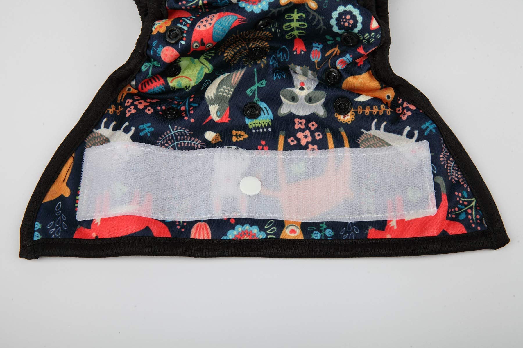 Housse de couche-culotte pour bébé avec crochet et anneau, double cheville de 3 kg à 15 kg, taille unique