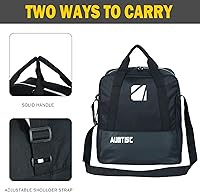 Vista 7 de AUMTISC Ski and Boot Bag Combo for Air Travel Flying, Padded Two-Piece Snow Ski Bags, Adjustable Length Ski Travel Bag for Skis Up to 200cm and