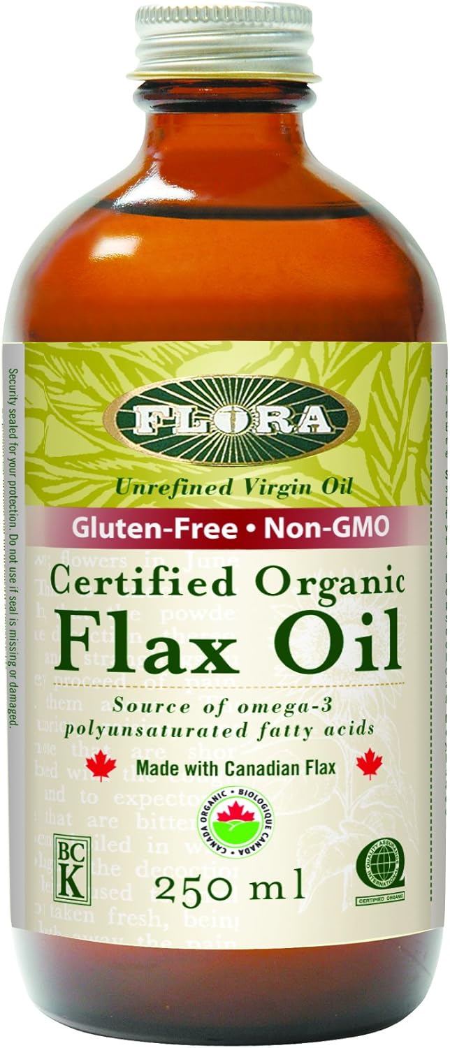 Flora Flax Oil, Organic "Seed to bottle" FreshPressed, Unrefined