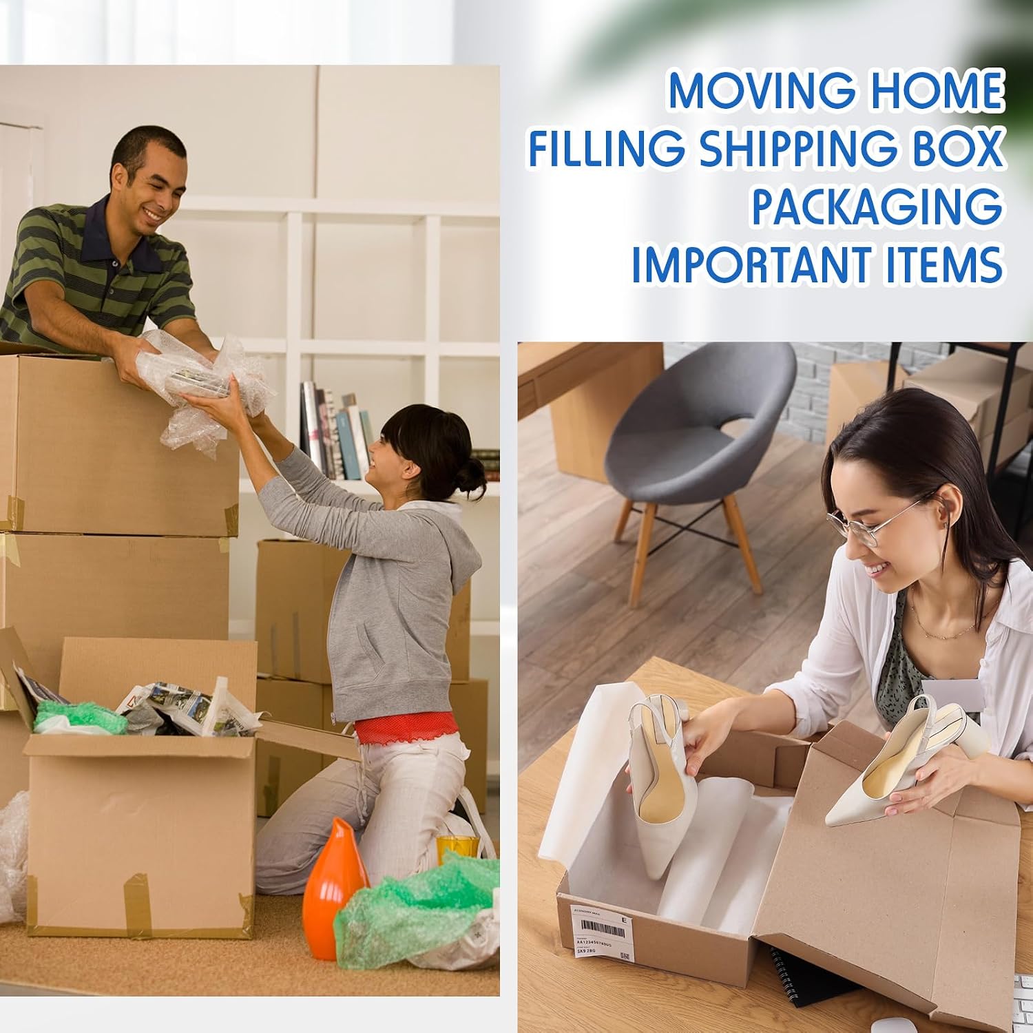 Windyun Cushion Foam Pouches, Packing Foam Dish Moving Supplies Pouches Cushioning for Packing, Transportation and Storage, for Glasses, Cup(100 Pcs,16 x 20 Inch)