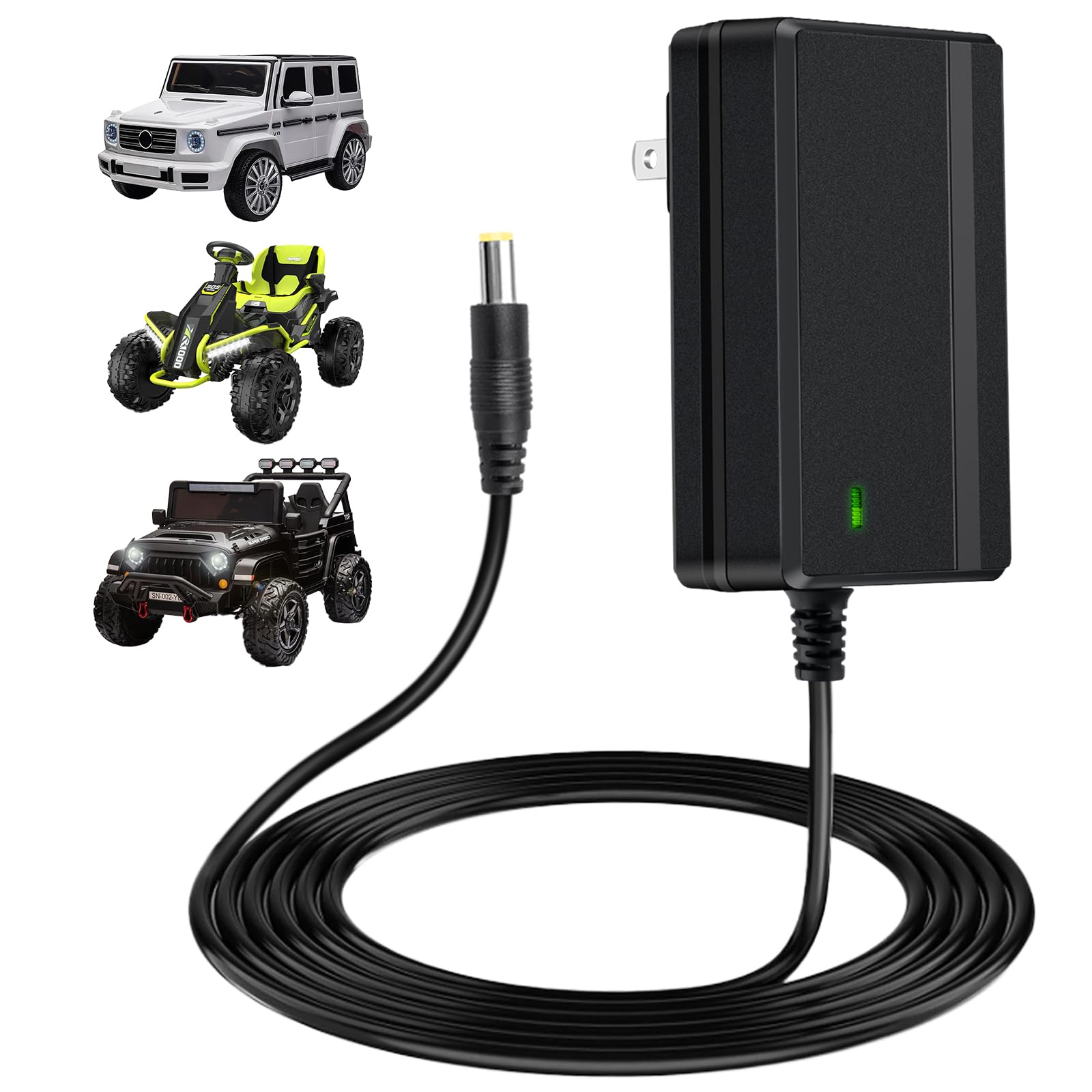 24V Battery Charger for Best Choice Products Wrangler SUV Kid Trax