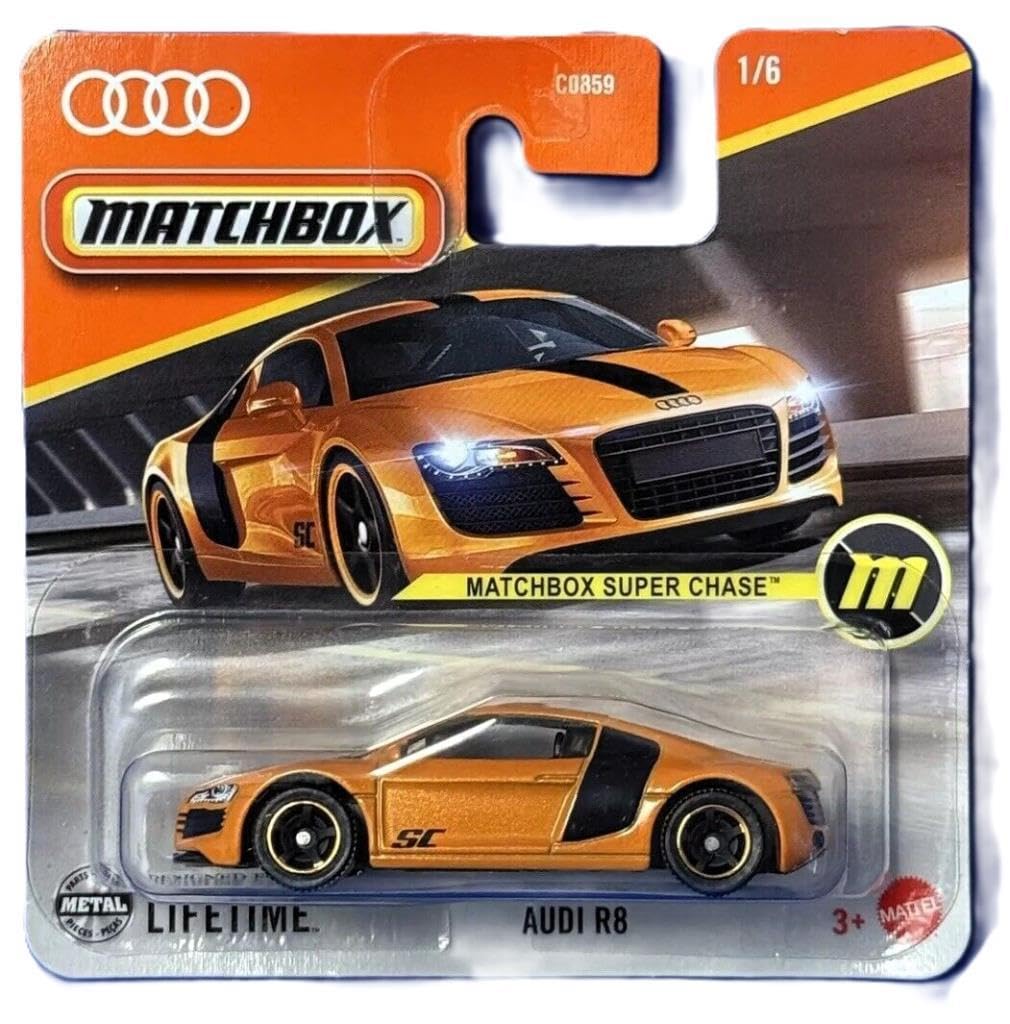 Matchbox 1:64 Spielzeugauto Audi R8 JBT24 C0859