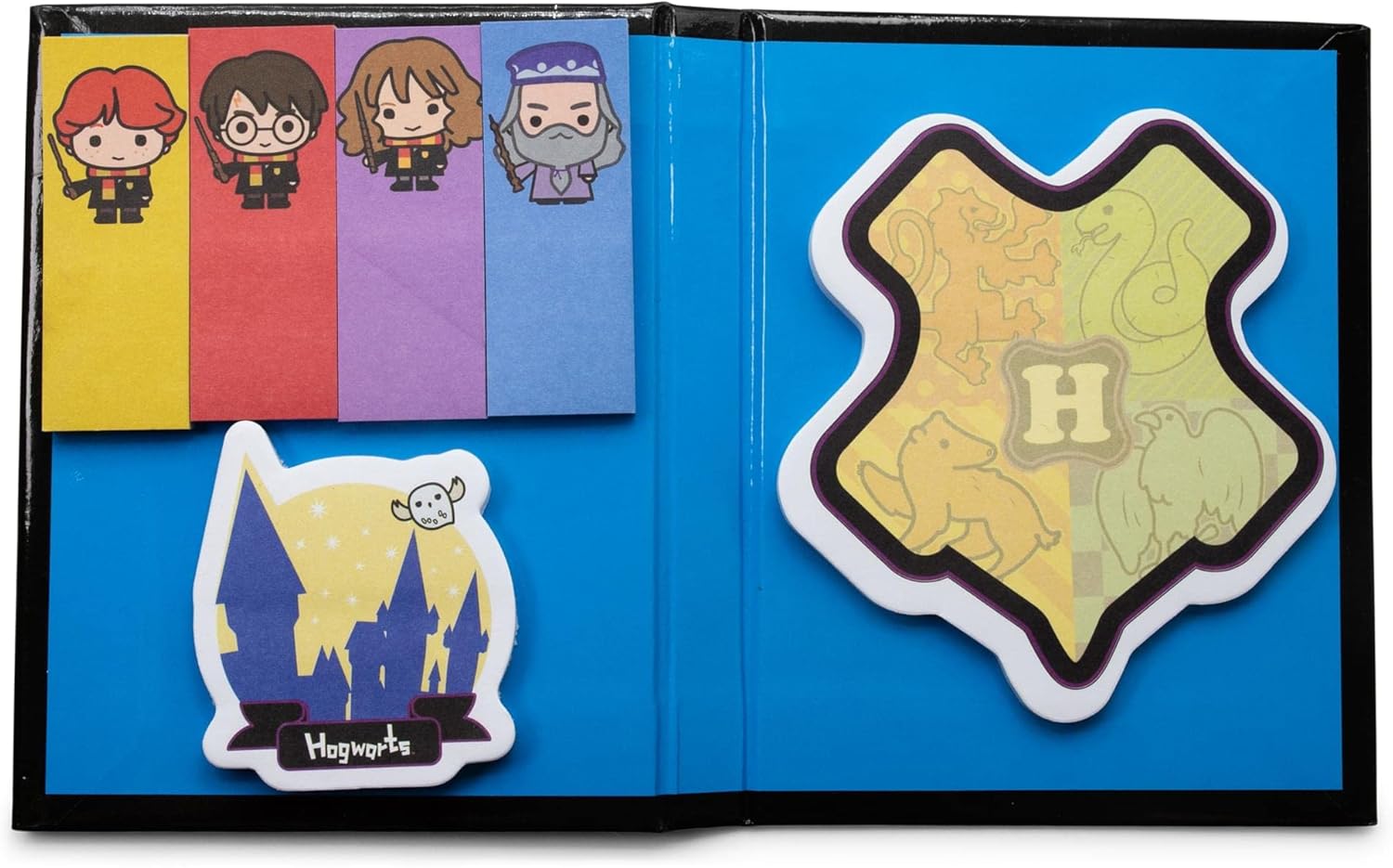 Harry Potter Chibi Characters Sticky Note and Sticky Tab Box Set | Work Memo Notepad Stationery Paper, Home School Supplies for College Business | Wizarding World Gifts and Collectibles