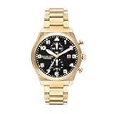 Panorama Men's Watch, Stainless Steel Watch for Men with Steel or Leather Band