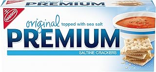 Premium Original Saltine Crackers, Lunch Snacks, 8 oz