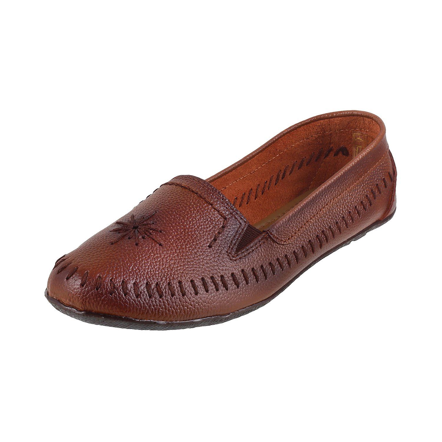 Metro Womens Leather Rust Ballerinas (Size (4 UK (37 EU)) (B084TH6MXC) Amazon Price History, Amazon Price Tracker