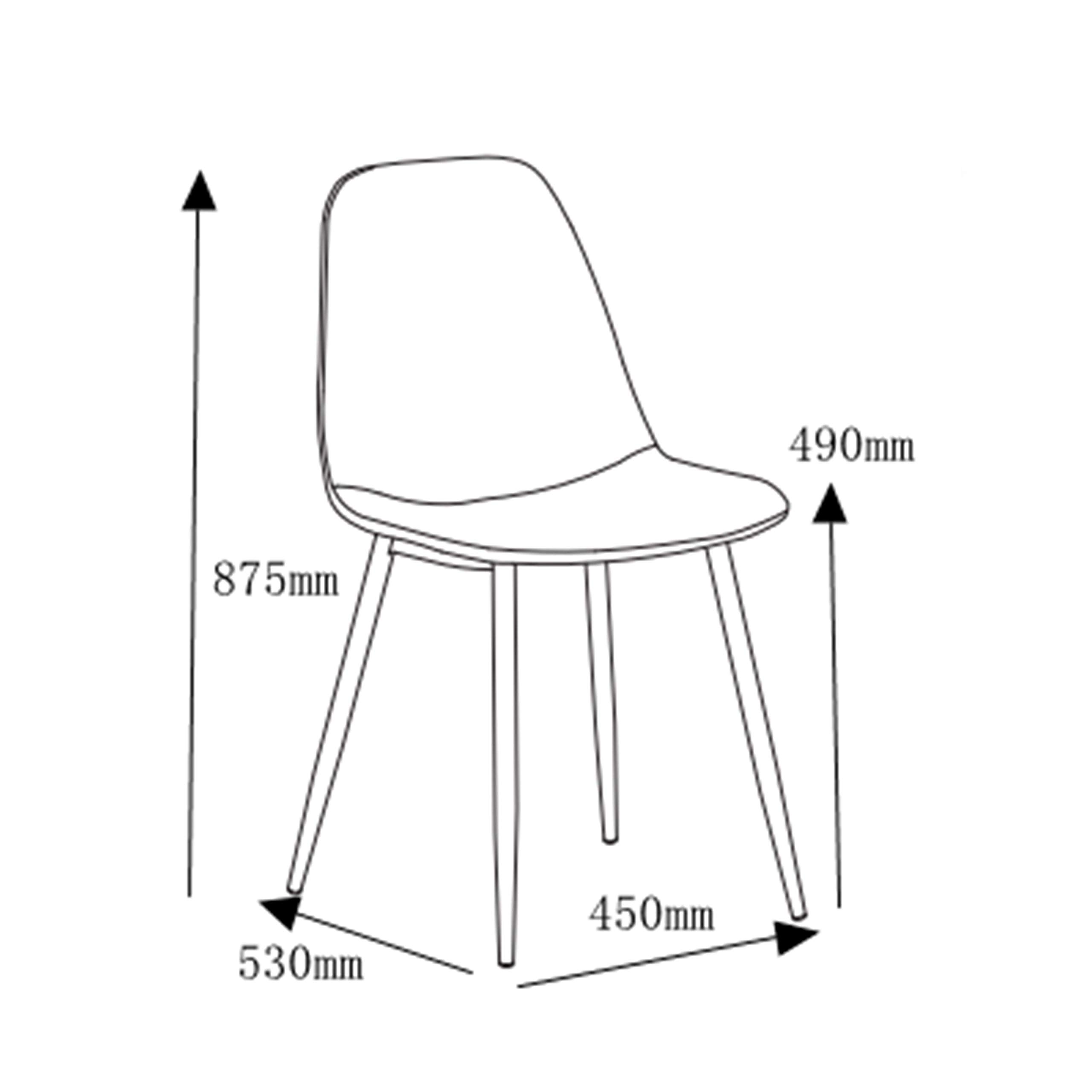 La Silla Española Alberca Sedia da Pranzo, Quercia, Verde Lime, Medidas: 53x45x87.5 cm, 4 unità
