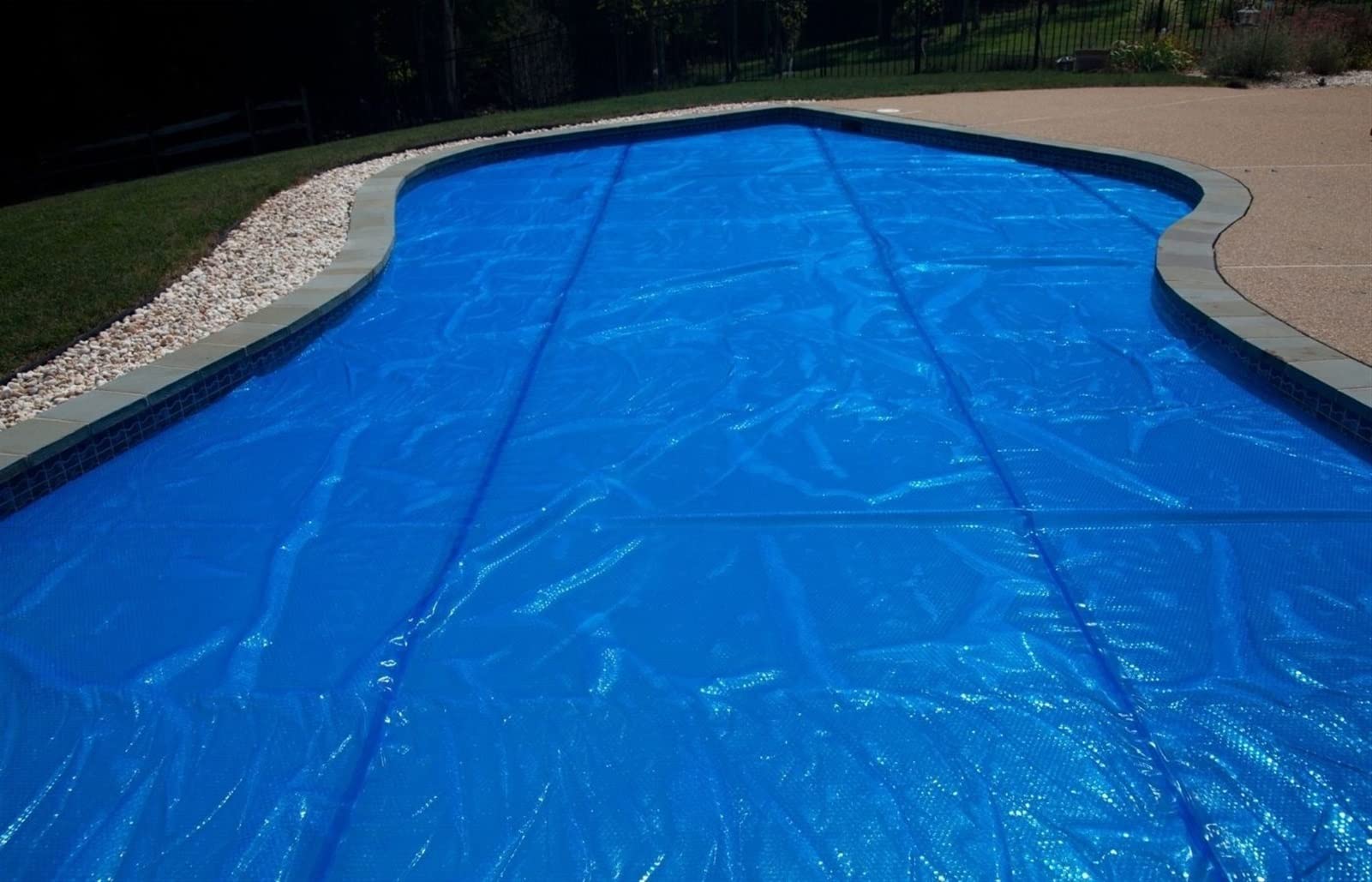 Cubierta Solar para Nadar sobre el Suelo de 19 mil de Grosor, Mantas solares/Cubiertas de Equipos/Manta térmica para Piscinas para niños Plegables sobre el Suelo, con protección UV (Size : 2X3m/6X10