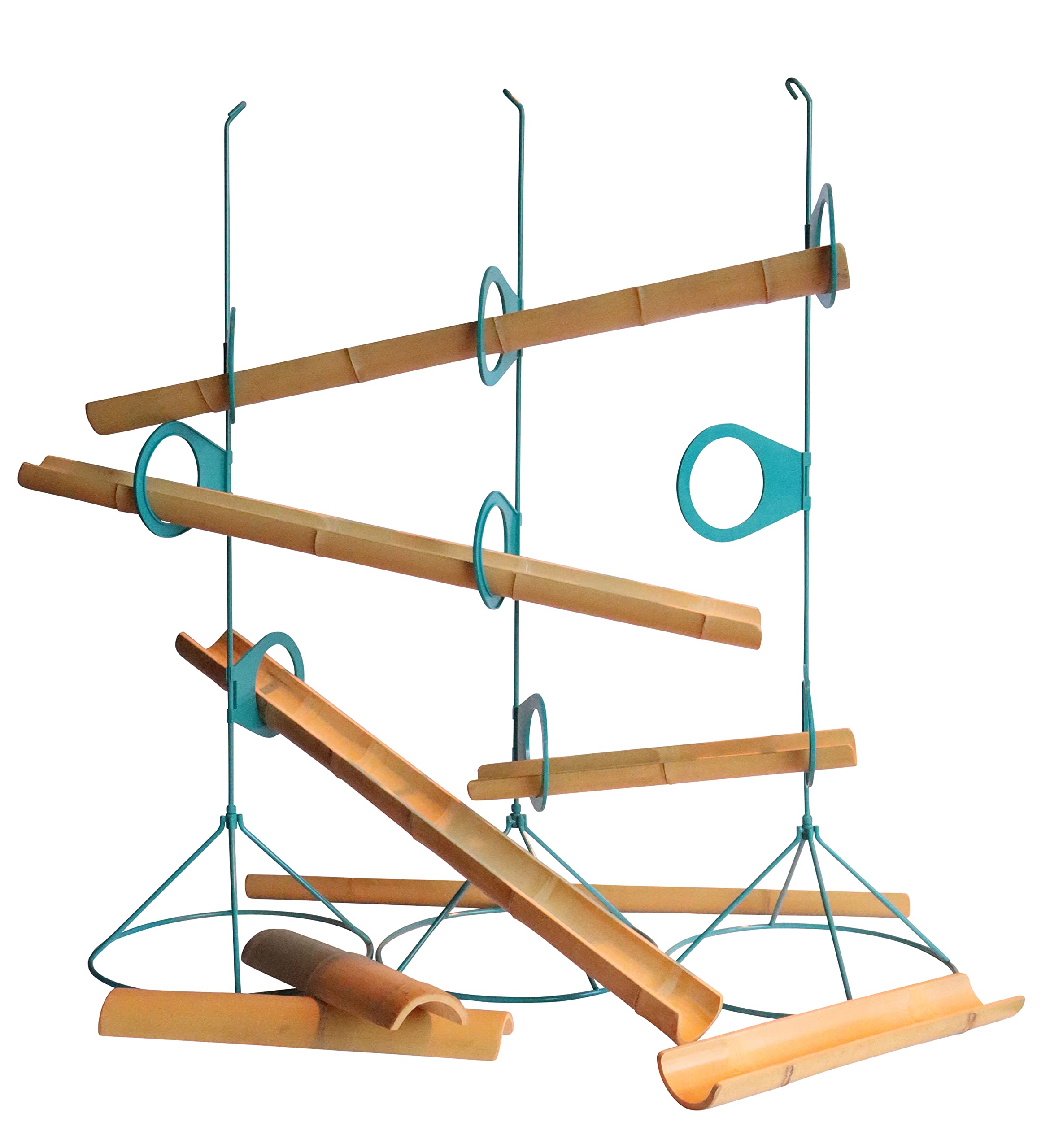 Water channels | Metal frame water stand | Water chutes | Bamboo channels