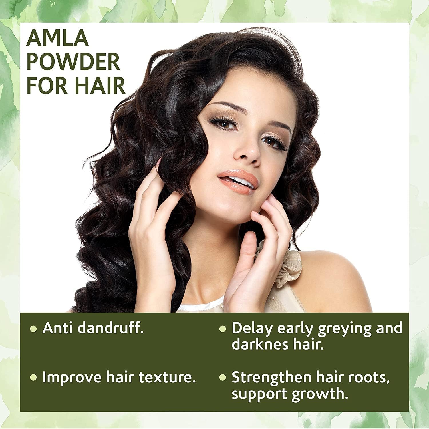 QURA Amla Natural y Orgánico Polvo de Grosella Espinosa India para Cabello y Piel, (100 g * 2 = 200) Paquete de 2