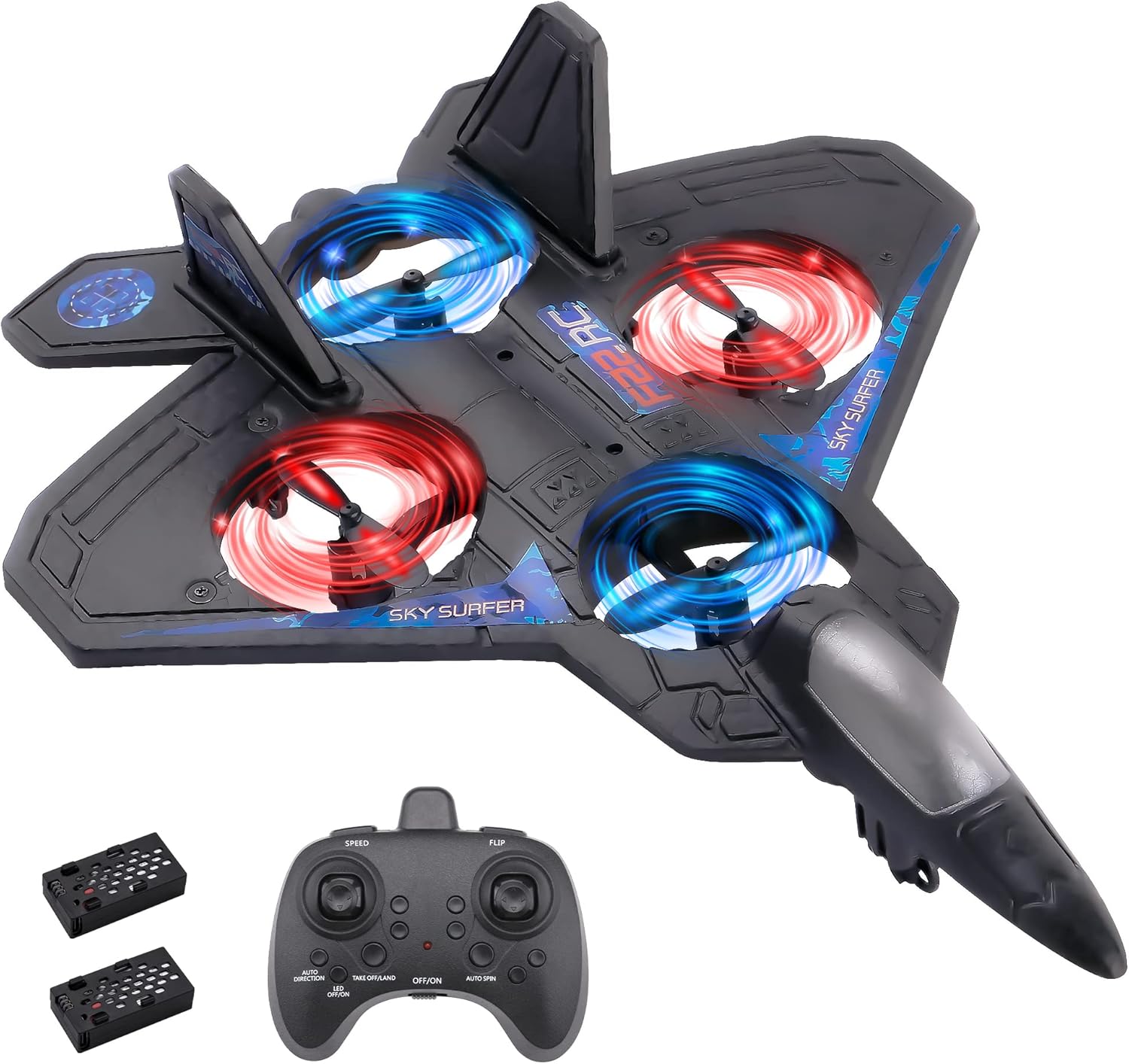 V&V.Fashyi F22 Raptor Rc Plane Kit, Foam Rc Airplanes for