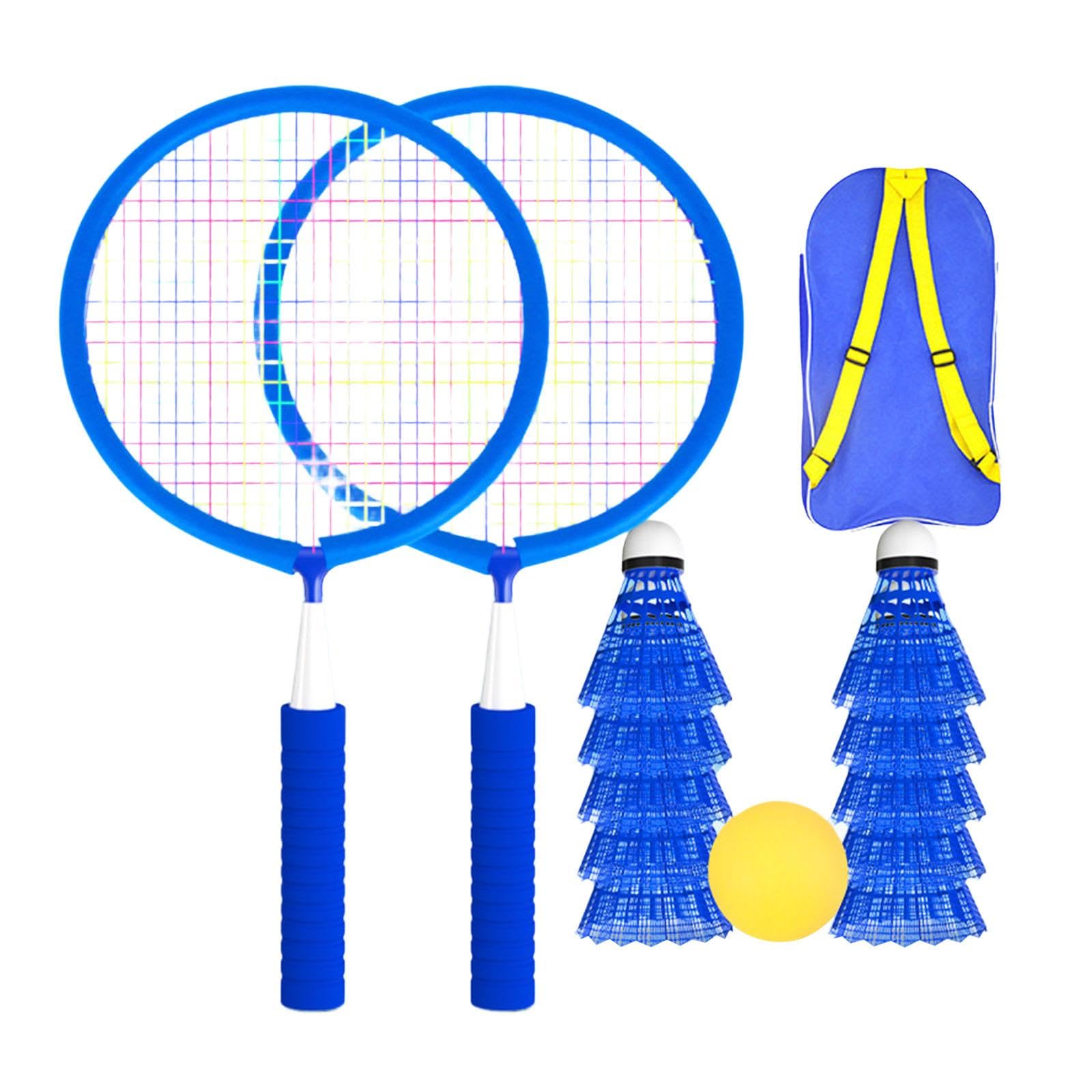 CALANDIS™ Kids Badminton Set with Ball Shuttlecock Carry Bag for Summer Playing Garden Blue | Racquets | Tennis | Tennis & Racquet Sports-image-6