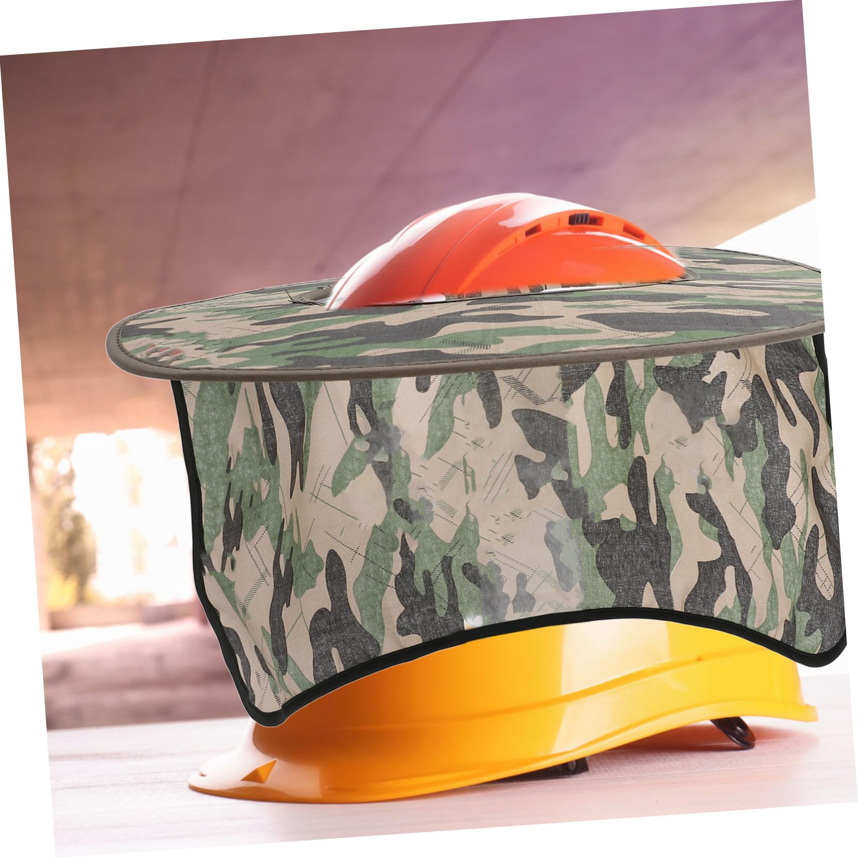 SEWACC Sombrero de Seguridad con Visera para Casco Protección Solar para Construcción y Actividades Incluye Cubierta para Cuello y Diseño Transpirable para y