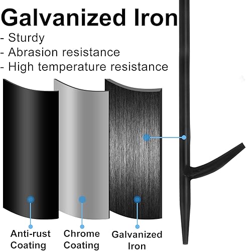 Miniatura 5 de Herramientas para chimeneas, accesorios para hogueras, pinzas para chimenea de 25 pulgadas y juego de póquer de 32 pulgadas, accesorios para estufa,