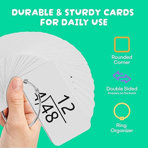 Vista 32 de Star Education Tarjetas de sumas, 0 a 12 (todos hechos, 169 tarjetas) con dos anillos por Star EducationTM