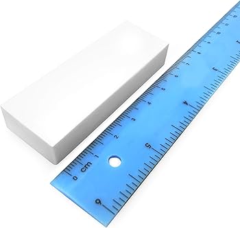 Amazon | 高分子プラスチックゴム消しゴム - ホワイト - 2個パック