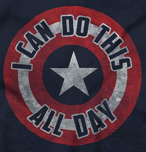 Miniatura 2 de Brisco Brands I Can Do This All Day Star Shield Hoodie Sweatshirt Women Men