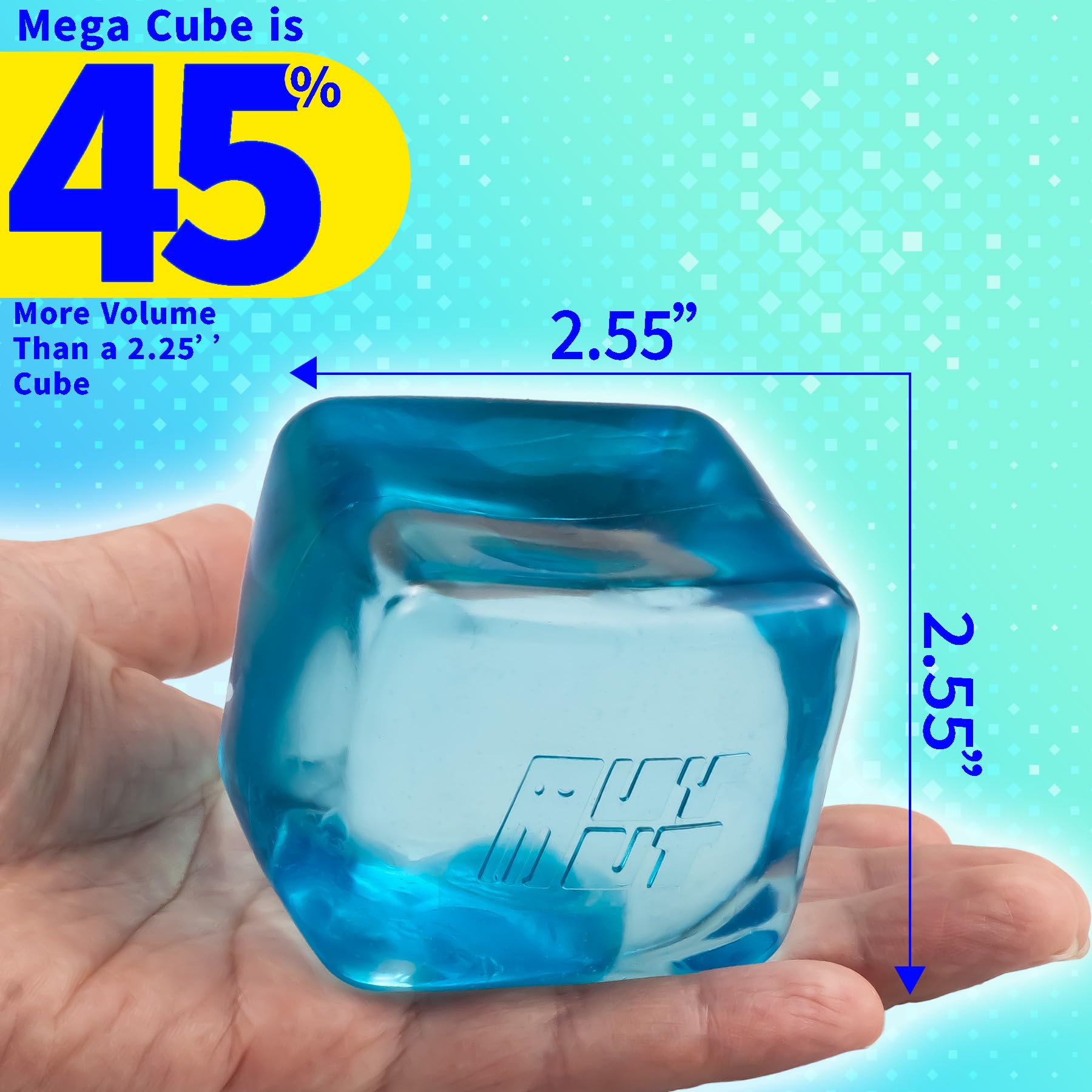 Premium MEGA Cube - Oversized Fidget Toy for Stress Relief -5