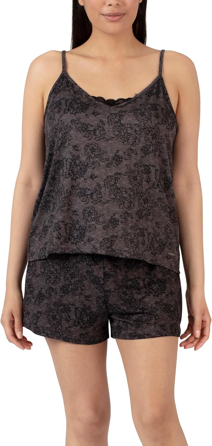 TAHARI womens 3-piece Travel Robe Pajama Set - Image 3