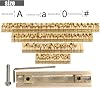 Hot Foil Stamping Machine Flexible Letters Mold,Copper Brass Engraving for Wood Leather Craft & Other Surfaces,Times New Roman