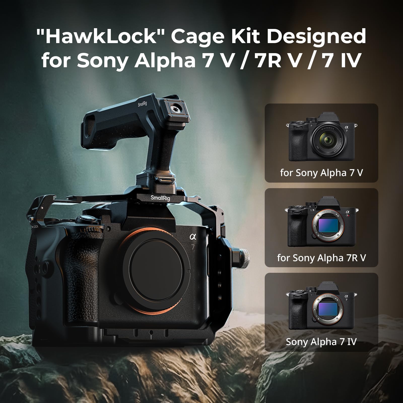Amazon | SmallRig「HawkLock」Sony Alpha 7 V / 7R V / 7 IV用ケージ