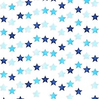 Vista 26 de Guirnalda de estrellas de papel con purpurina, 130 pies de largo, decoración colgante para graduación de clase de 2022, felicitaciones, graduación