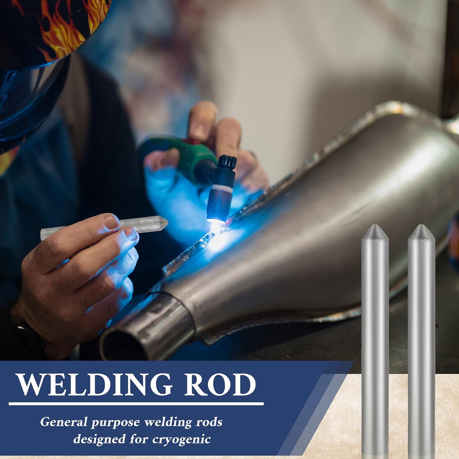 60 Pcs Low Temperature Universal Welding Rod Aluminum Brazing Welding Rods Easy Melt Welding Rods Stick Welding Rod Welding Tools for Aluminum Stainless Steel Iron Alloy Beginner Pro-Frien