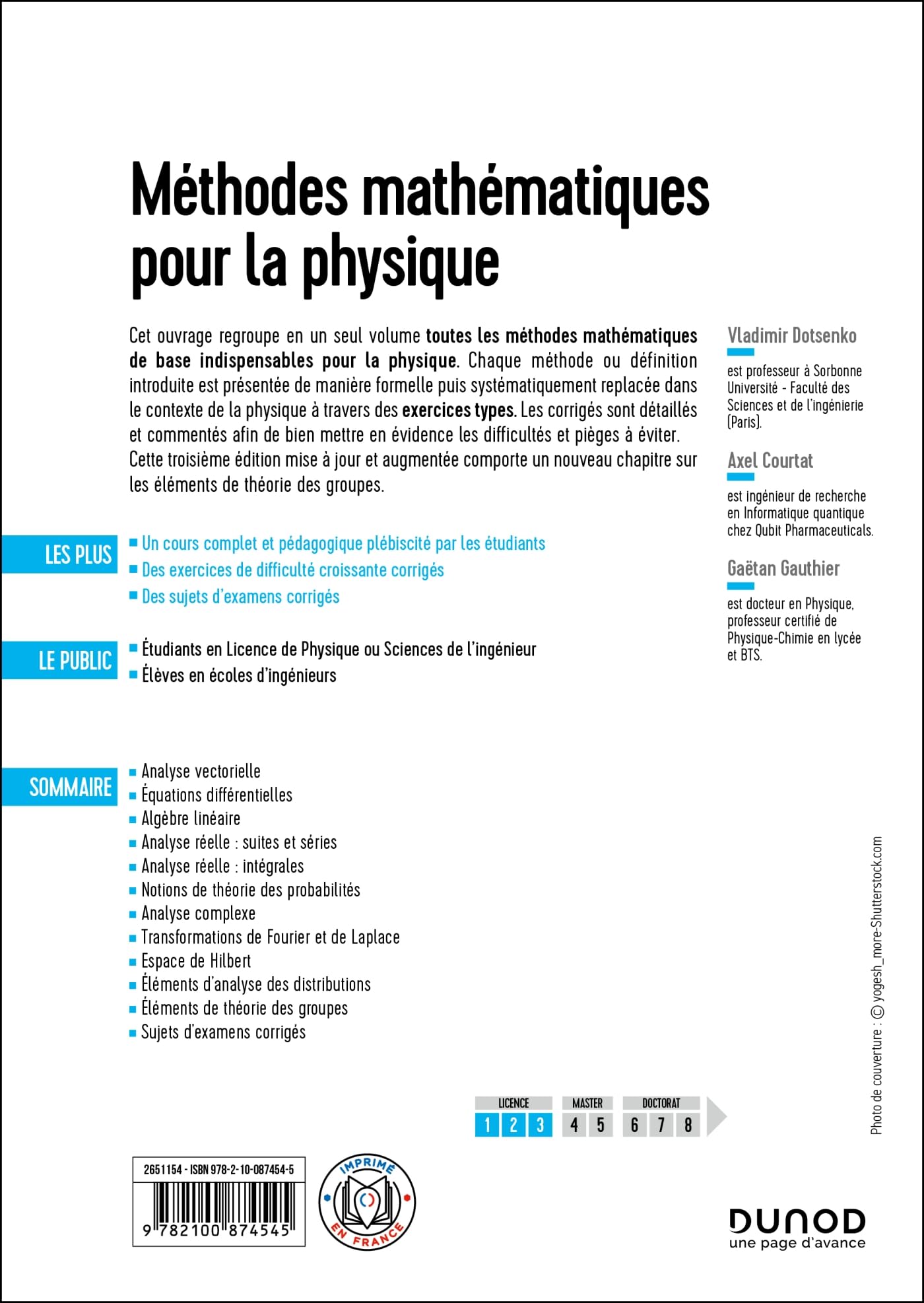 Méthodes mathématiques pour la physique - 3e éd.