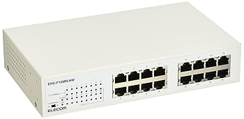 ELECOM スイッチングハブ 16ポート&8ポート&5ポートセット Giga対応16ポートスイッチ(金属筐体/電源内蔵) | エレコム