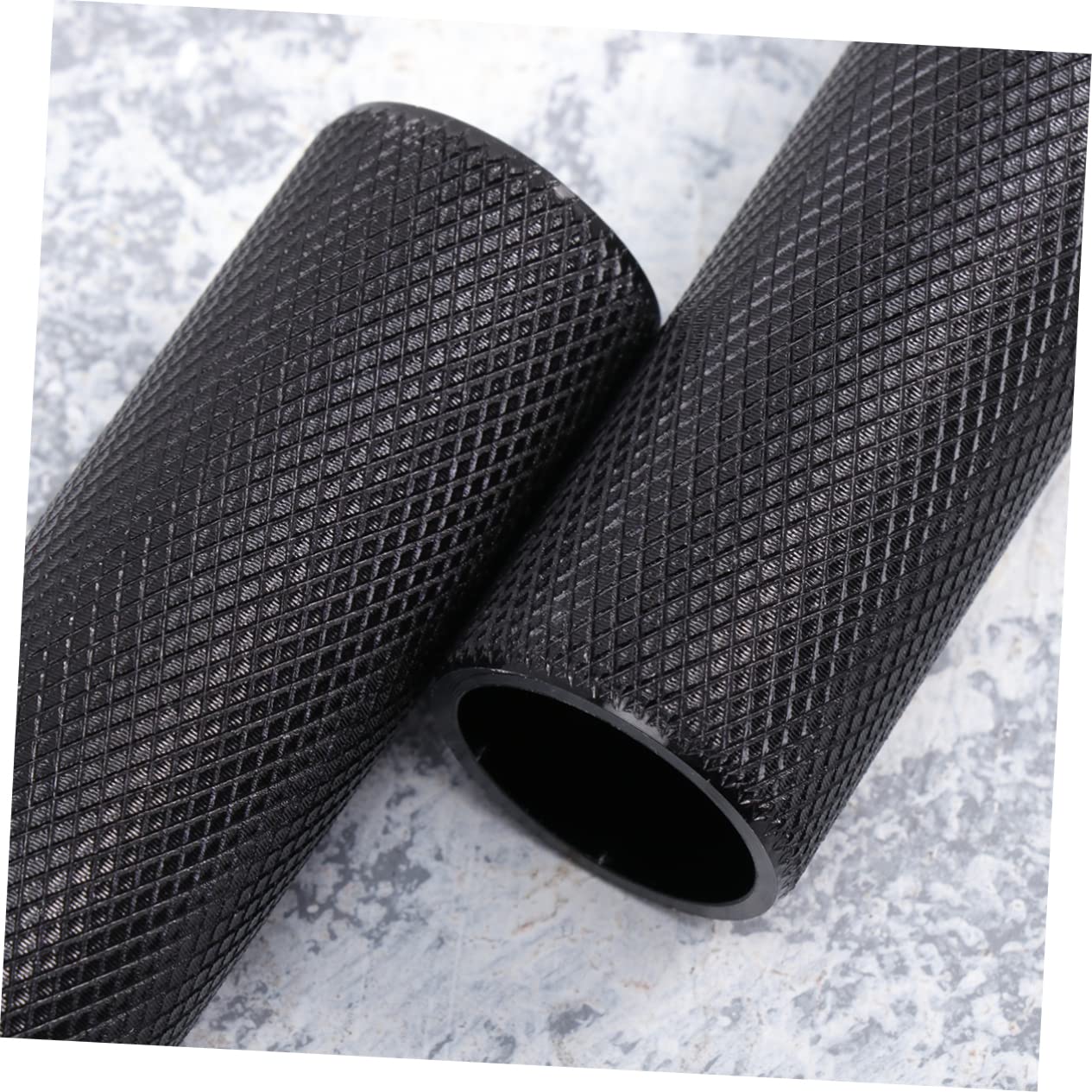 Toddmomy Cylinder Pedal Bike Stunt Pegs Aluminum Alloy Footpegs for Mountain Bike Black Long Enough for Repair Use