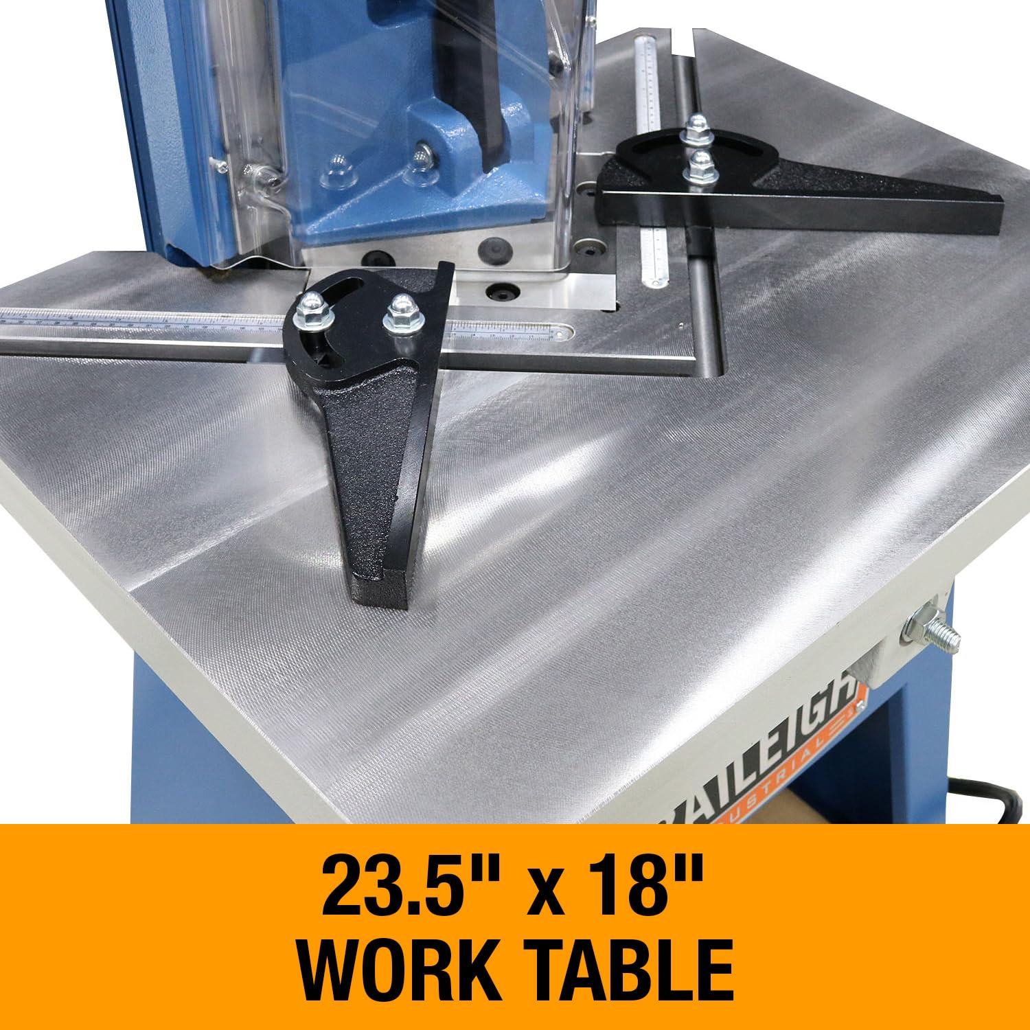 Baileigh Pneumatic Corner Notcher, 11-Gauge Mild Steel (SN-F11-AN)