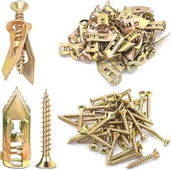 Amazon.co.jp: izerhfd(きさ) 石膏ボード アンカー 50セット