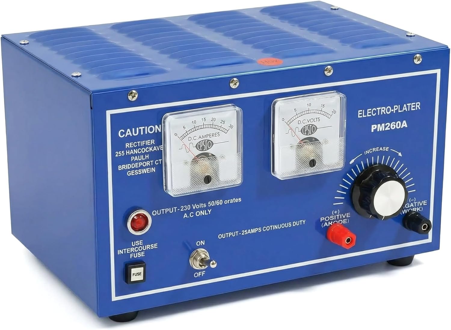 Gold and Silver Electroplating Machine Kit – Jewelry Plating Tools with Rectifier for Gold Plating, Rhodium Plating, and Jewelry Electroplating – 110V Gold Plating Machine