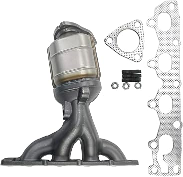 16469 Direct Fit Catalytic Converter Compatible with Chevrolet 2008-10 Malibu L4 2.4L, 2004-08 Malibu L4 2.2L; Pontiac 2006-10 G6; Saturn 2008-09 Aura L4 2.4L, W/Gasket Kit, EPA Compliant