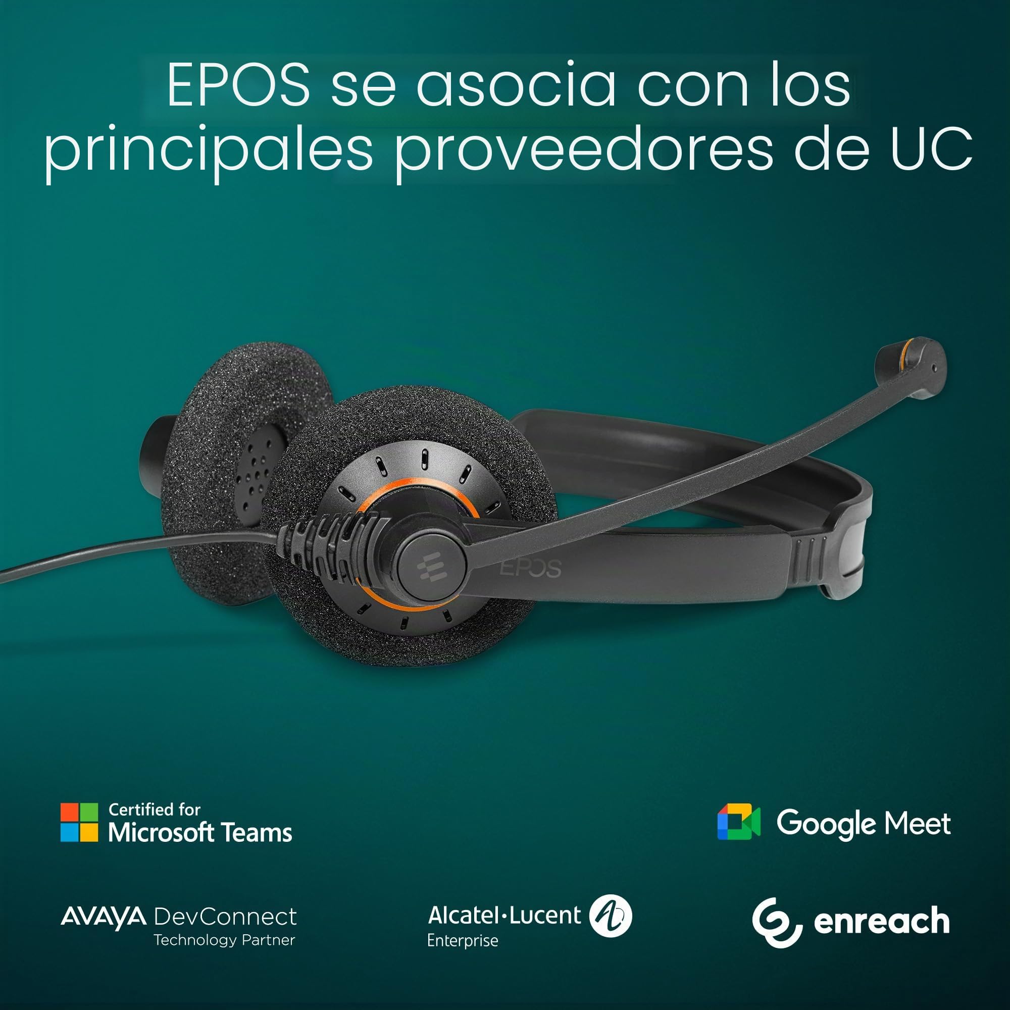 EPOS Impact SC 60 USB ML – Casque Filaire Professionnel pour Communications Unifiées, Micro Antibruit, Voice™, Connexion USB, Confortable, Idéal pour l’Usage en Bureau
