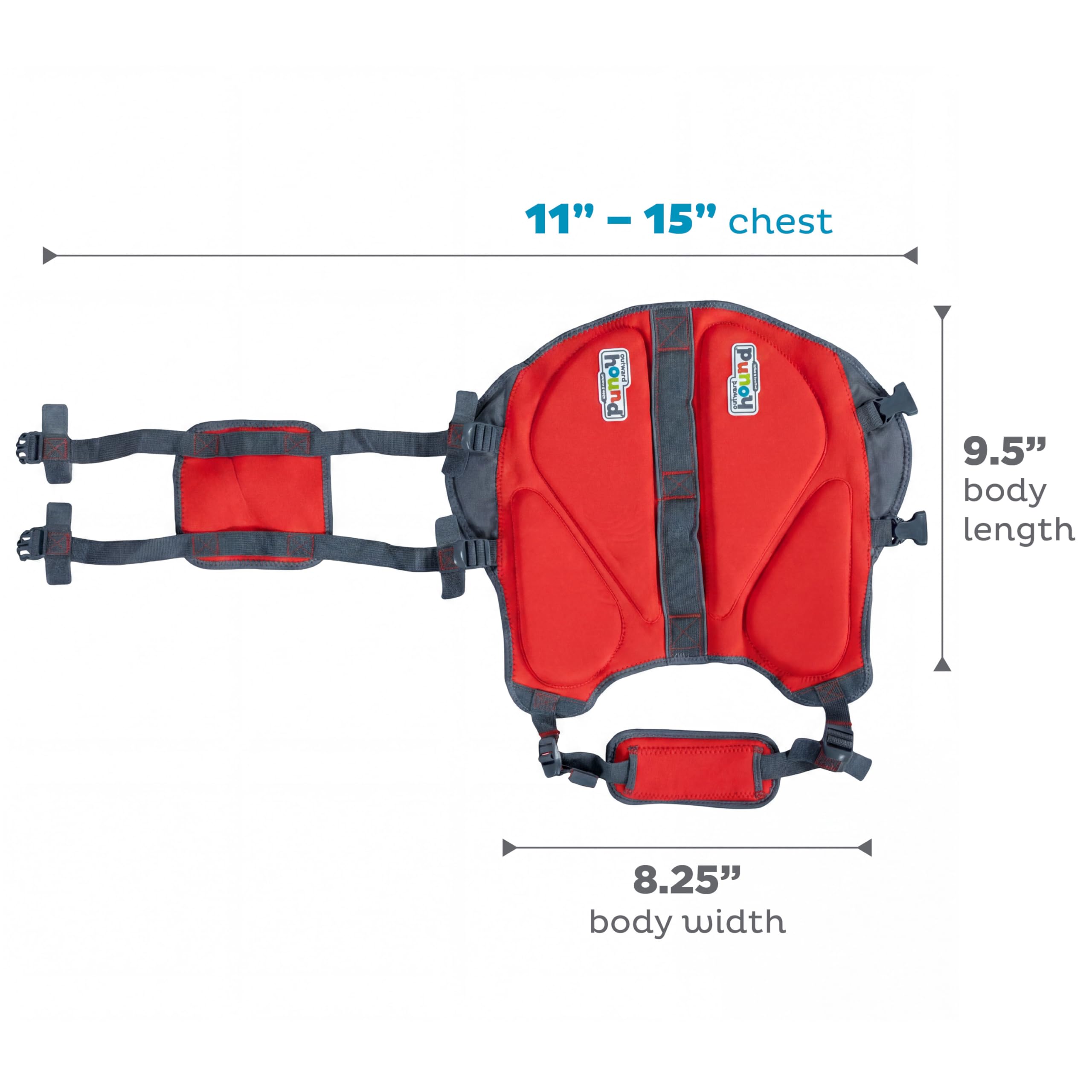 Outward Hound Dawson Gilet de Sauvetage pour Chien Rouge Taille XS