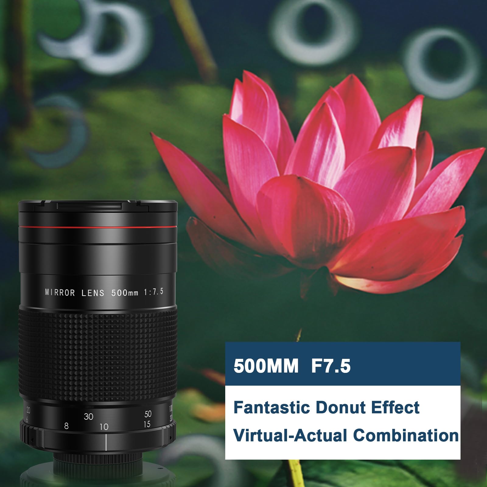 Teleobiettivo 420-800 MM Per Nikon D90 D100 D200 D300 D750 D300s - Foto 10