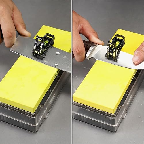 Miniatura 5 de SHARPAL 194H HOLDBUBBLE - Afilador de cuchillas de afilar piedra guía de ángulo de afilado, guía de afilado de cincel, buscador de ángulo de borde