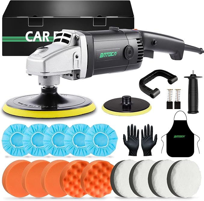 BATOCA Car Polisher Rotary Polisher Car Buffer 1200W Polishing Machine