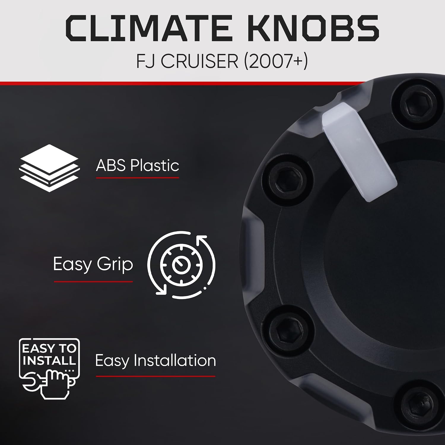 Climate Knobs (FJ Cruiser)